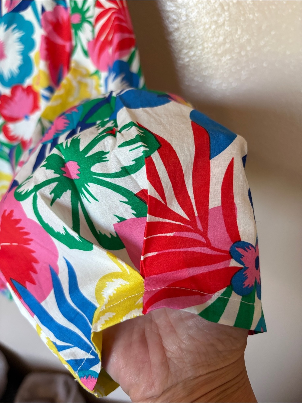 Boden Vibrant Blue, Red, Yellow & Pink Floral Tunic - Picture 4 of 6